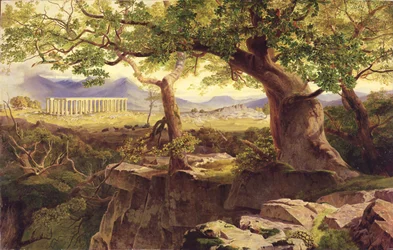 Der Tempel des Apollo, Bassae, 1854-55